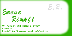 emese rimpfl business card